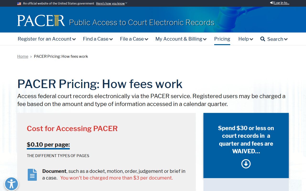 Bexar County arrest warrant records, PACER federal case search fees